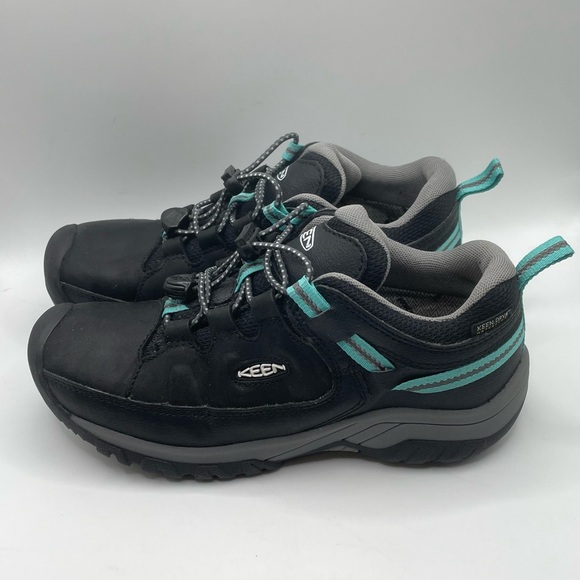EUC Kids KEEN Targhee Low Hiking Boots Size 2 - Picture 3 of 6